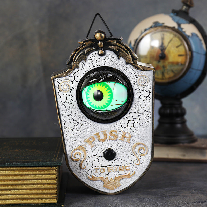 Halloween One-Eye Doorbell Decoration LED Electric Luminous - Bellarte Enchanté Halloween One-Eye Doorbell Decoration LED Electric Luminous